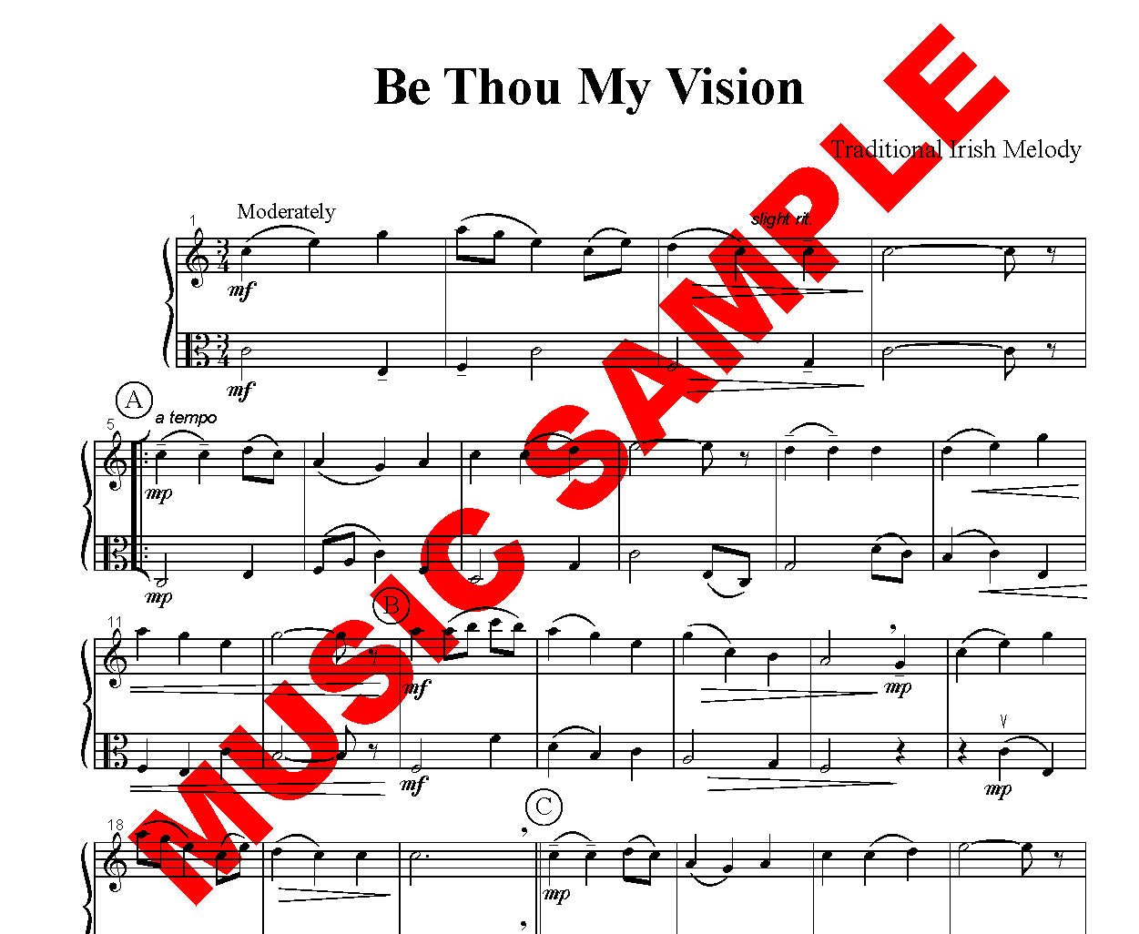 DUET SINGLES: Ash Grove, Happy Birthday & more! for Flute or Oboe or Violin & Viola - Last Resort Music Publishing