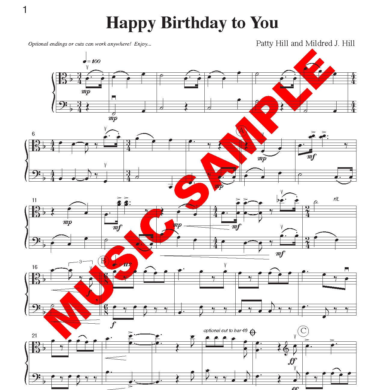 DUET SINGLES: Ash Grove, Happy Birthday & more! for Viola & Cello or Bassoon CHOOSE A TITLE! - Last Resort Music Publishing