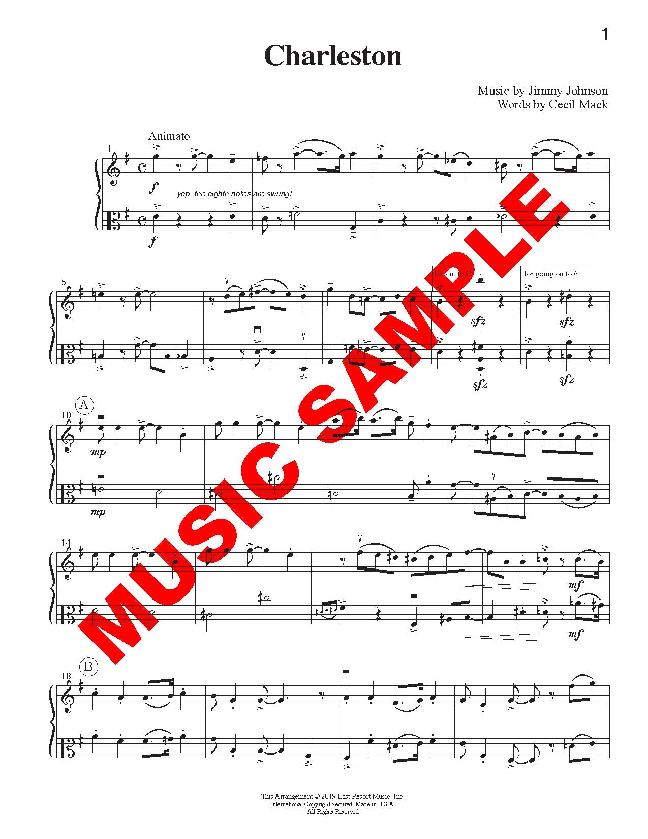 DUET SINGLES: Gershwin and Friends! for Flute or Oboe or Violin & Viola CHOOSE A TITLE! - Last Resort Music Publishing