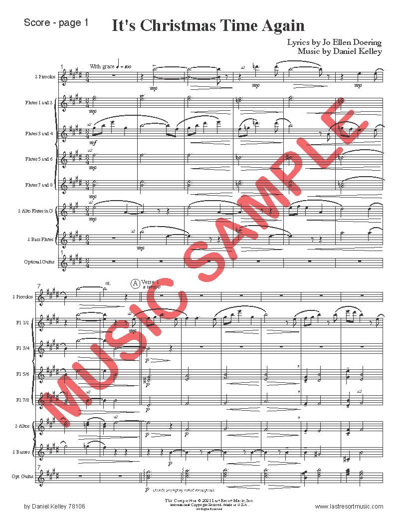 Flute Choir - Choose a Title! - Last Resort Music Publishing