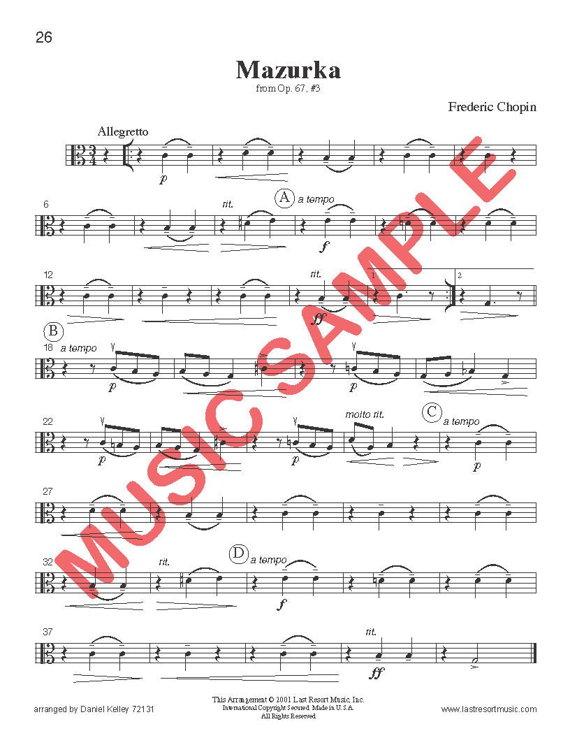Intermediate Music for Four, Volume 1 - Last Resort Music Publishing