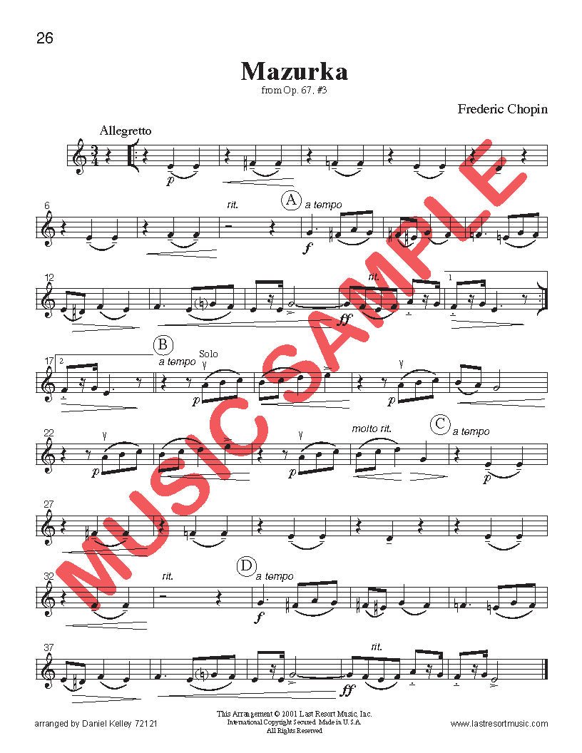 Intermediate Music for Four, Volume 1 - Last Resort Music Publishing