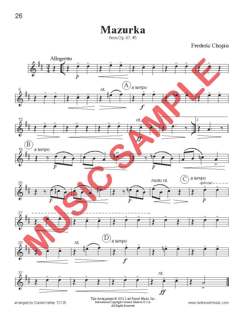 Intermediate Music for Four, Volume 1 - Last Resort Music Publishing