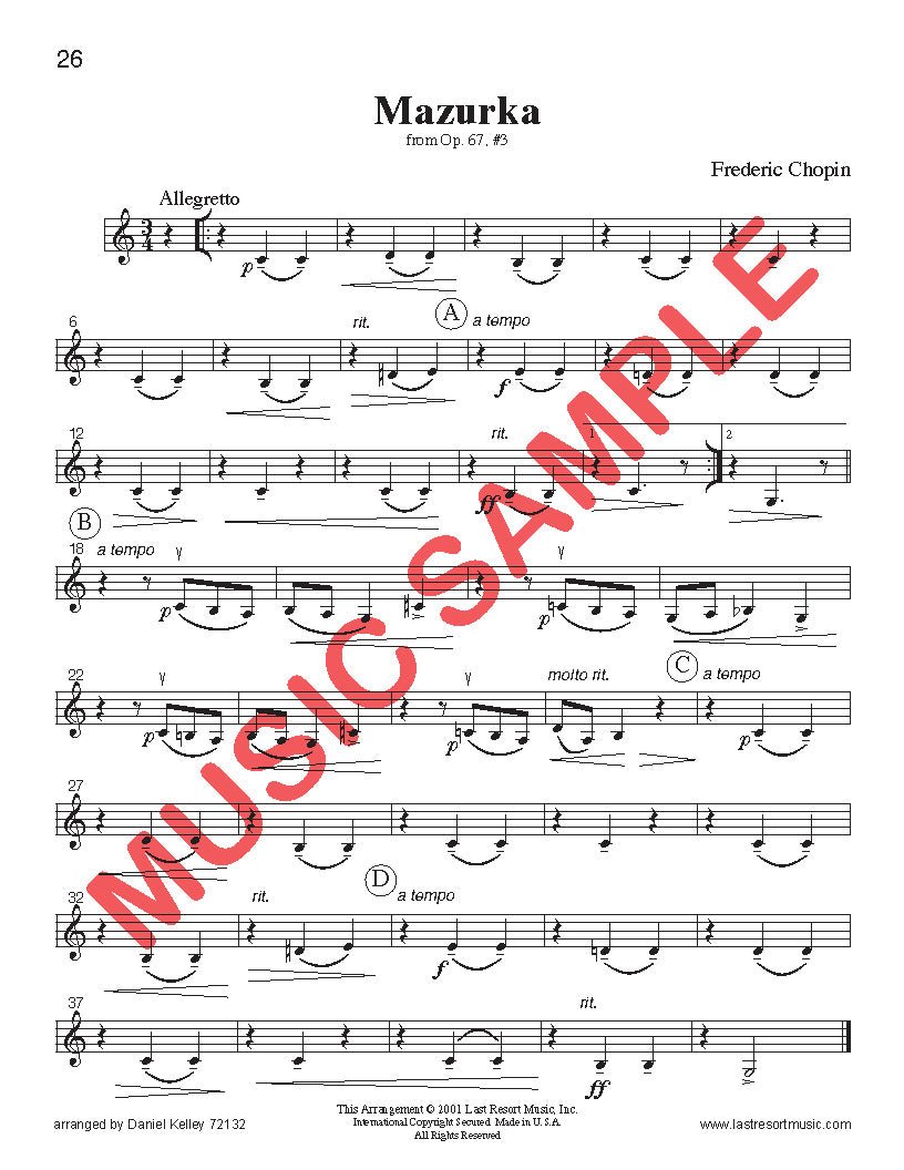 Intermediate Music for Four, Volume 1 - Last Resort Music Publishing