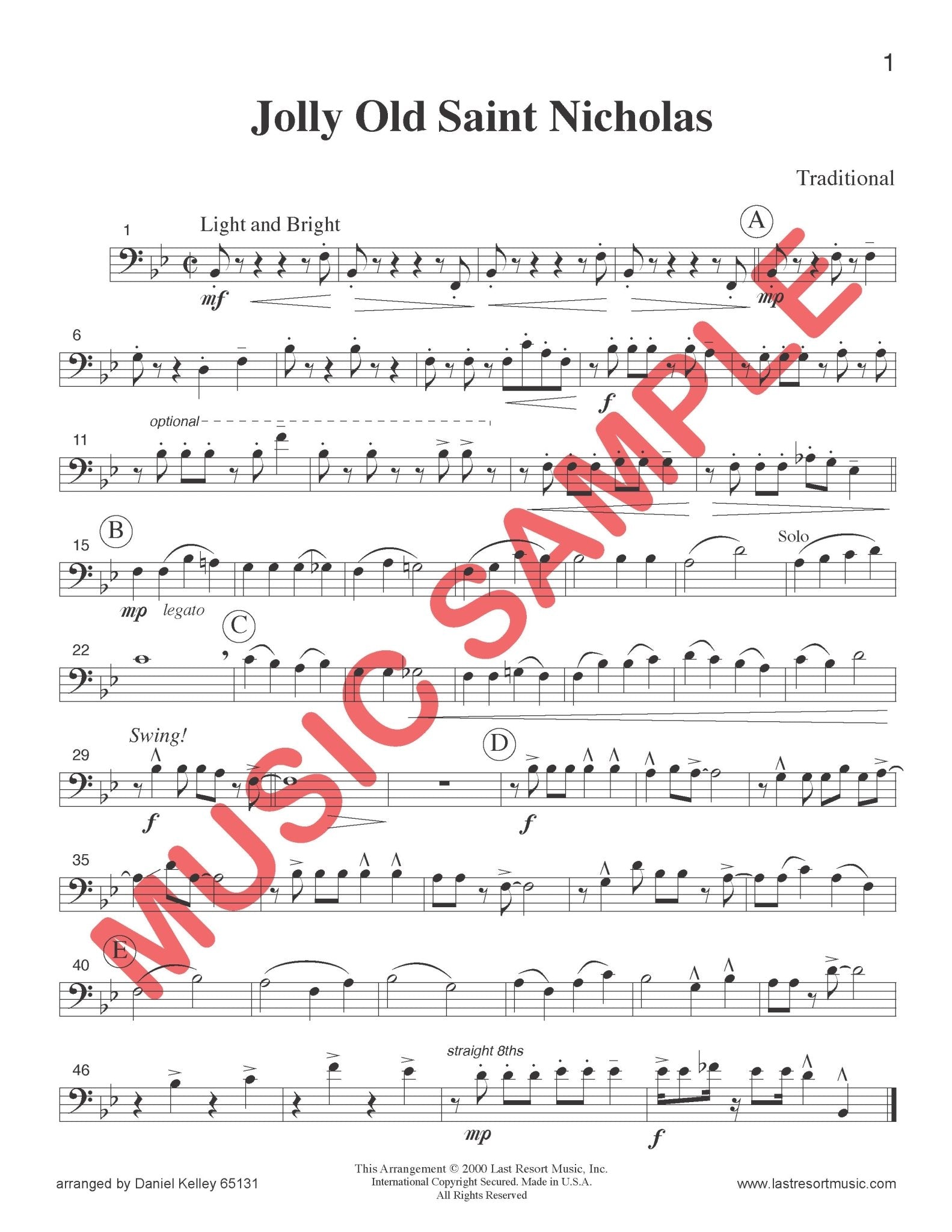 Music for Four Brass, Christmas - Last Resort Music Publishing