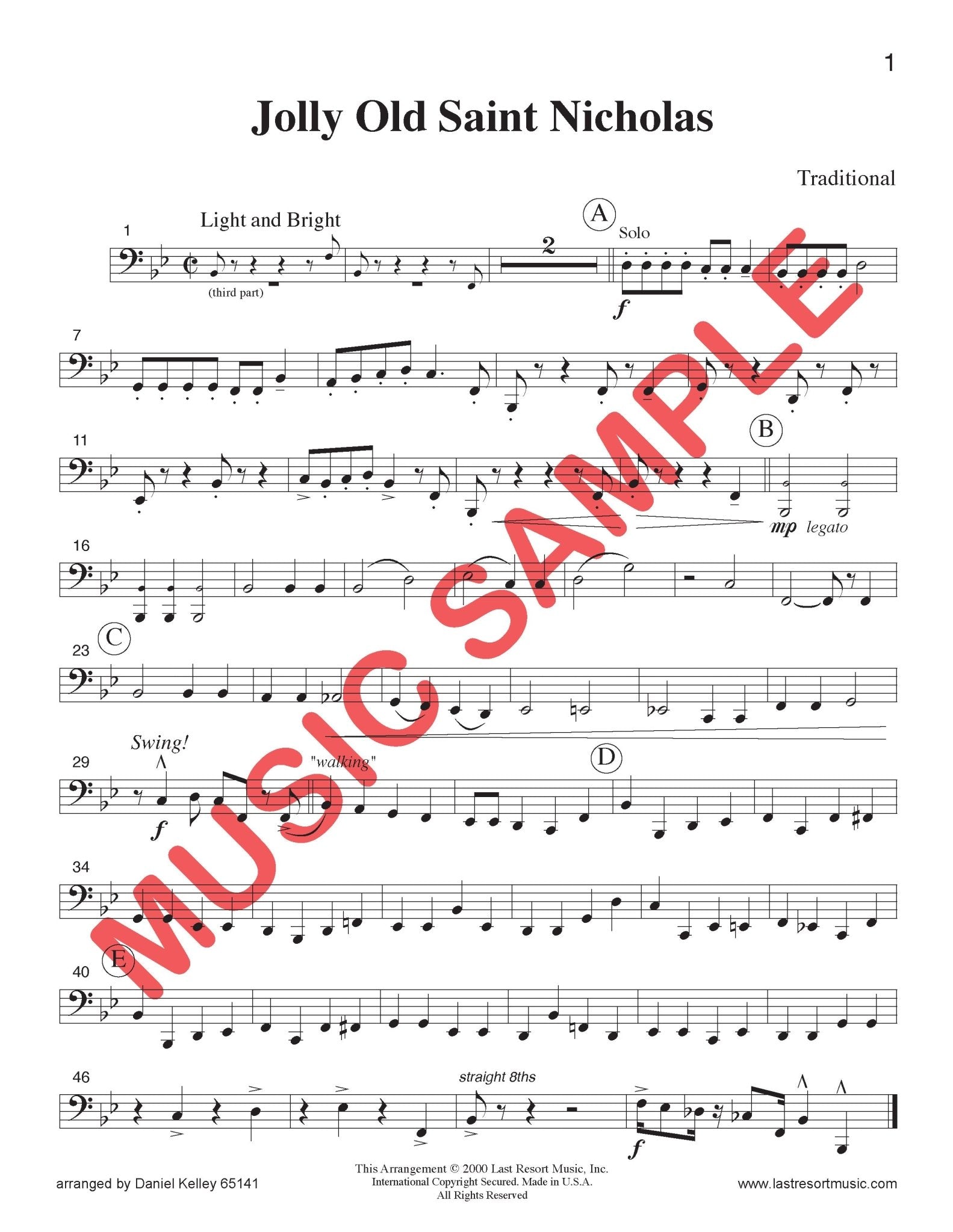 Music for Four Brass, Christmas - Last Resort Music Publishing