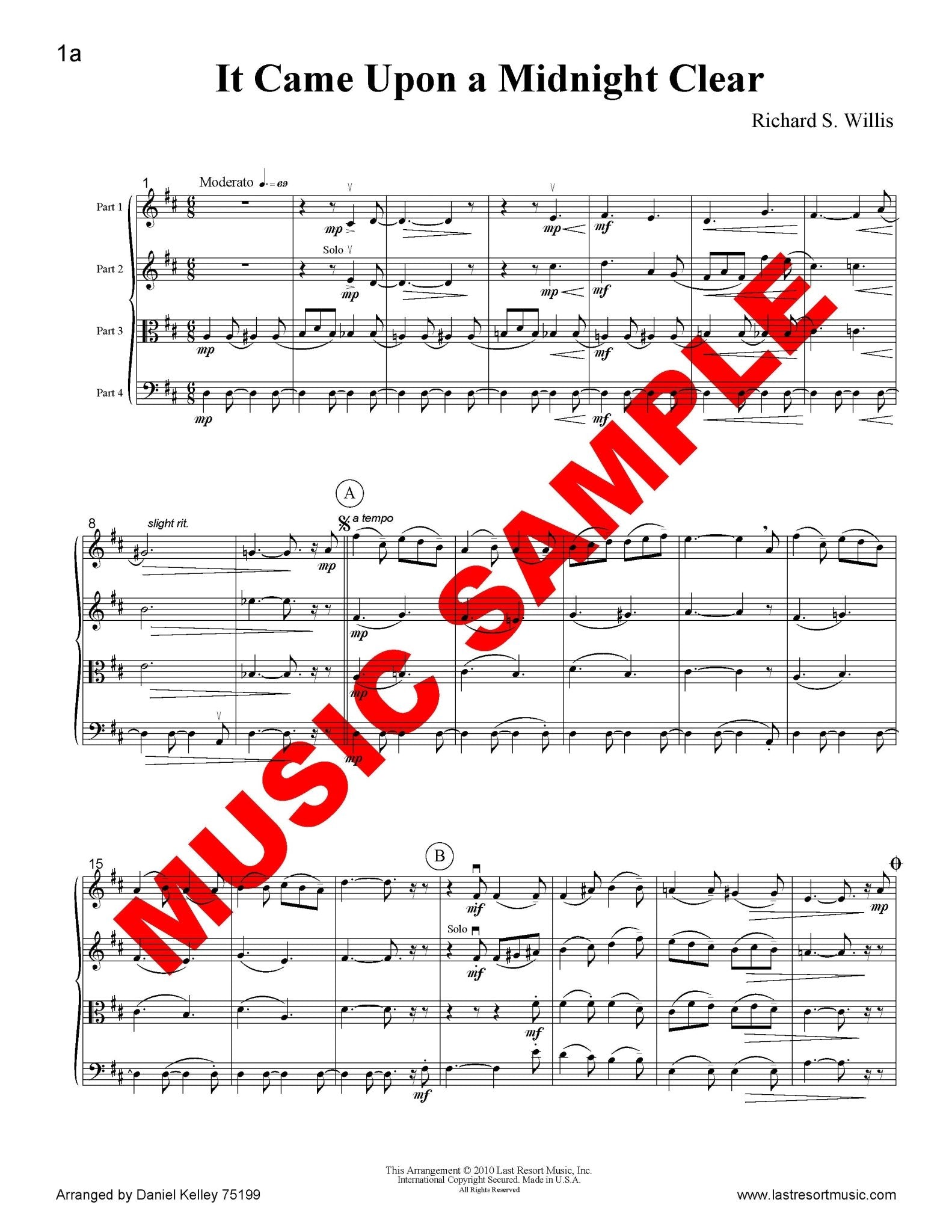 Music for Four, Christmas - Last Resort Music Publishing
