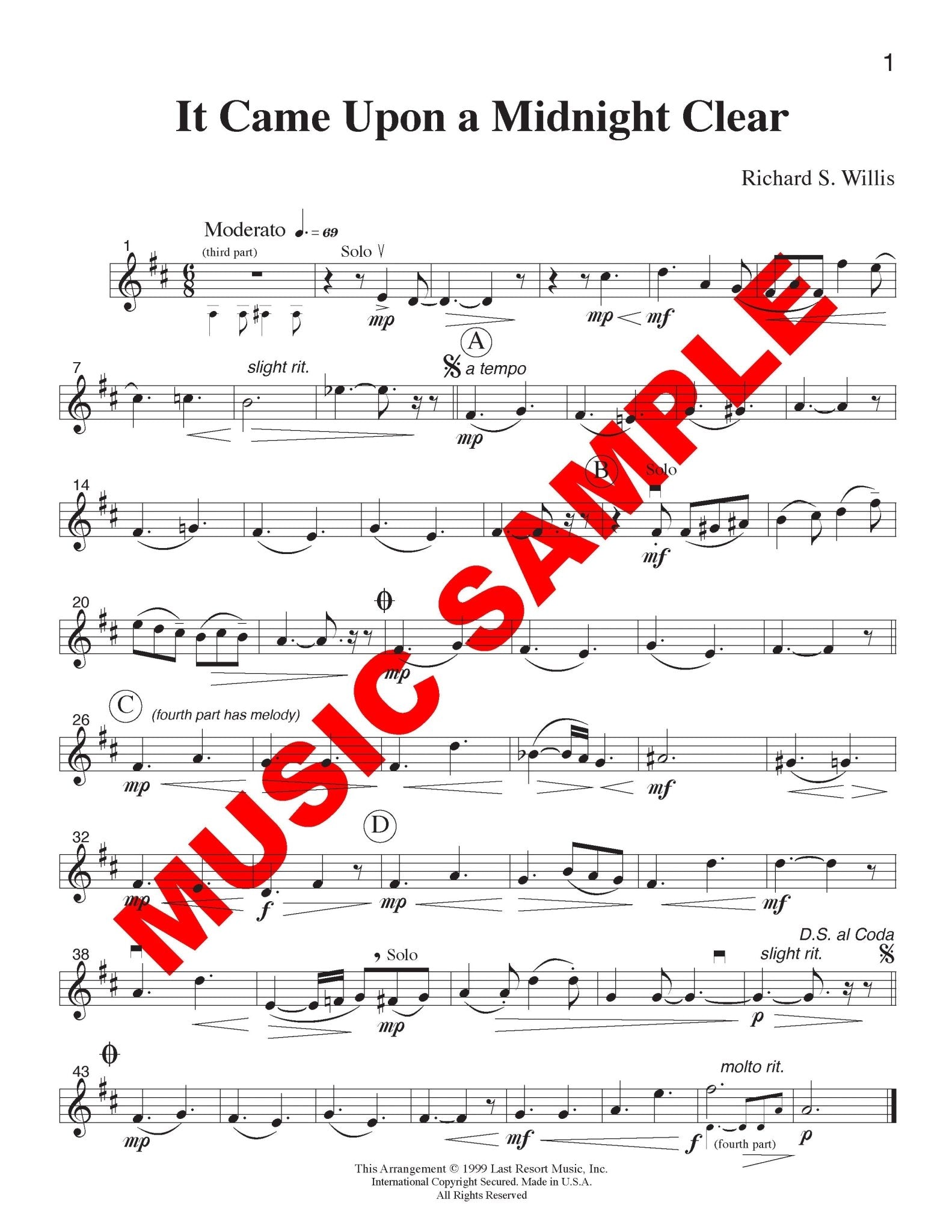 Music for Four, Christmas - Last Resort Music Publishing