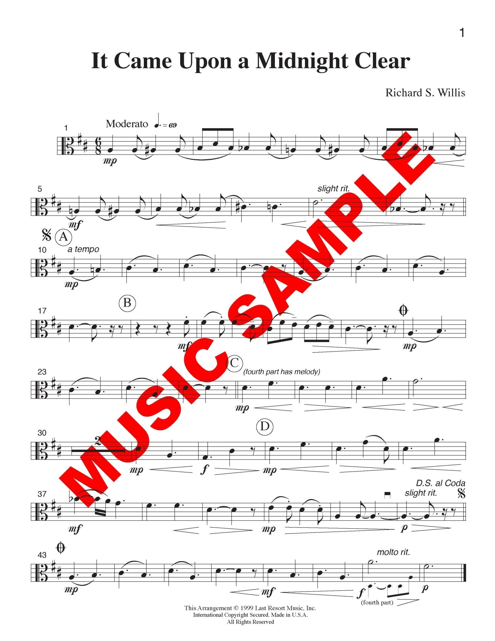 Music for Four, Christmas - Last Resort Music Publishing