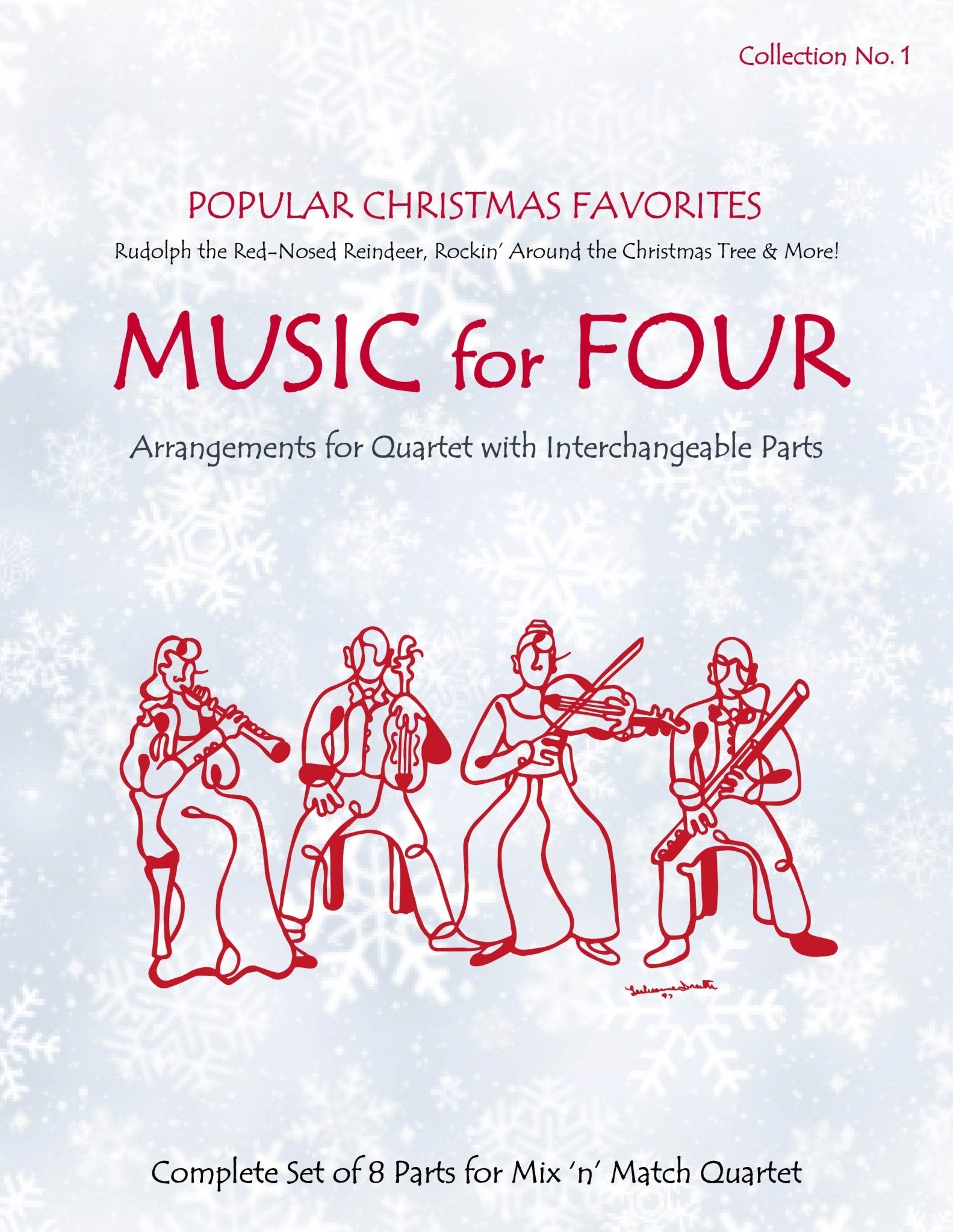 Music for Four, Collection No. 1 - Popular Christmas Favorites - Last Resort Music Publishing