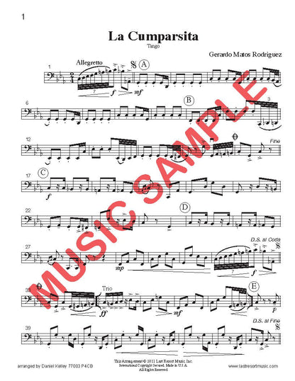 Music for Four, Collection No. 3 - Tangos & More! - Last Resort Music Publishing