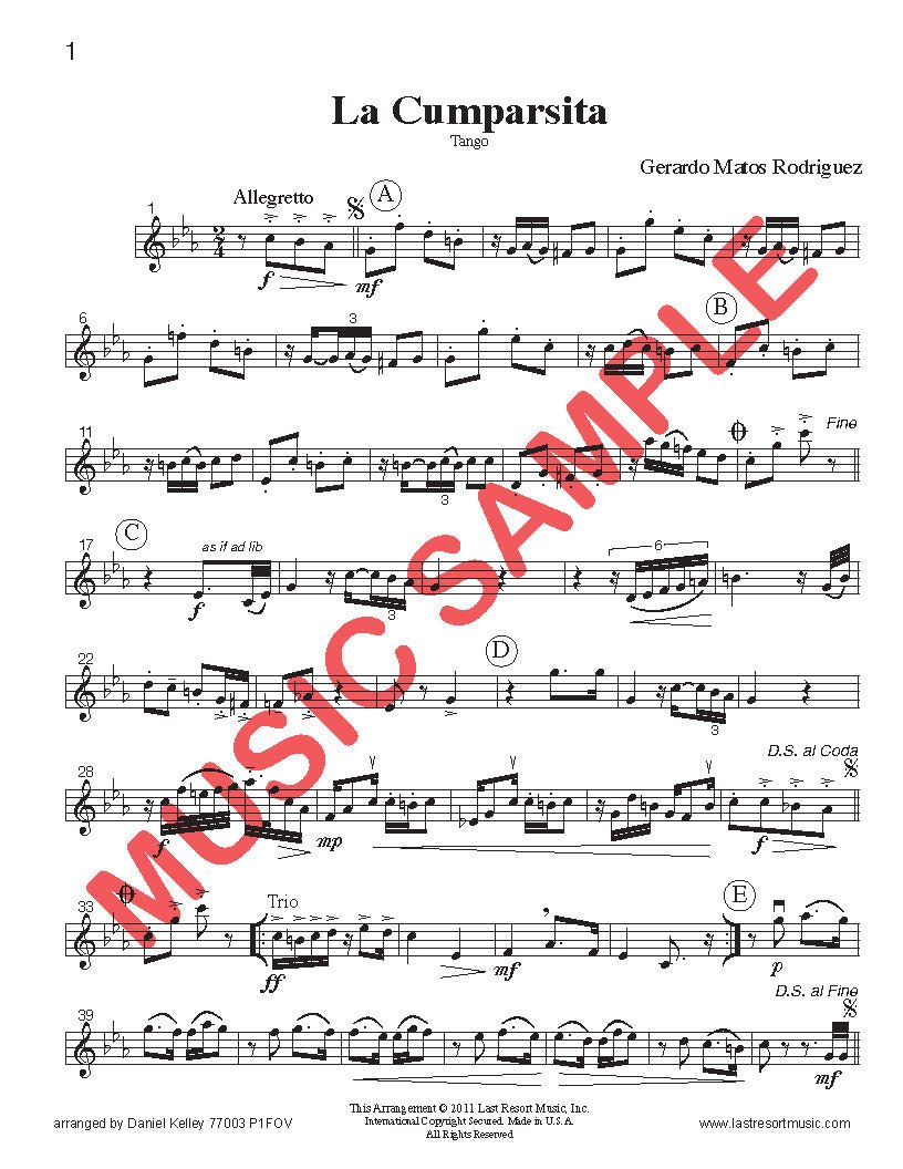 Music for Four, Collection No. 3 - Tangos & More! - Last Resort Music Publishing