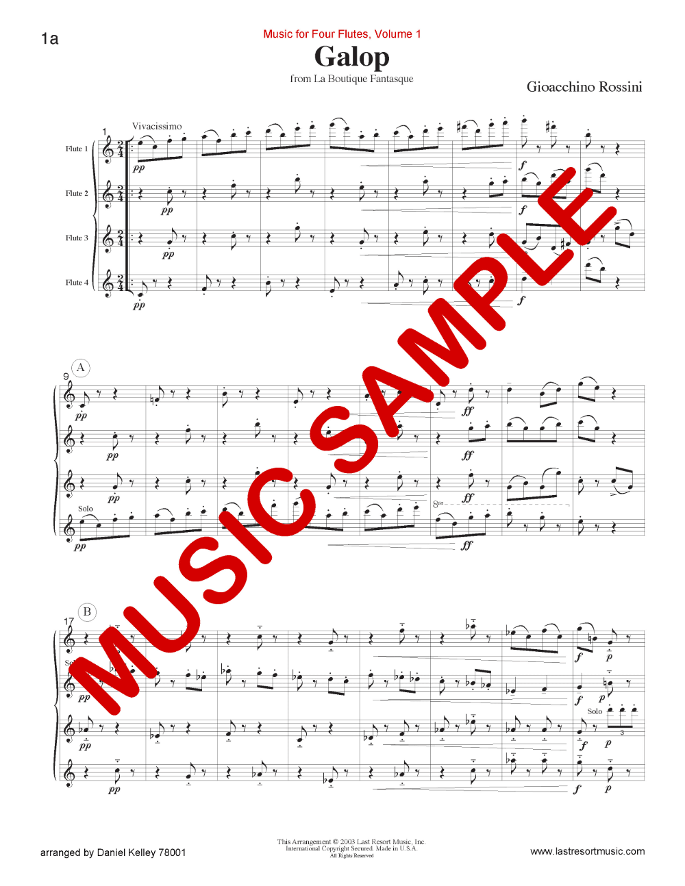 Music for Four Flutes Volume 1 - Last Resort Music Publishing