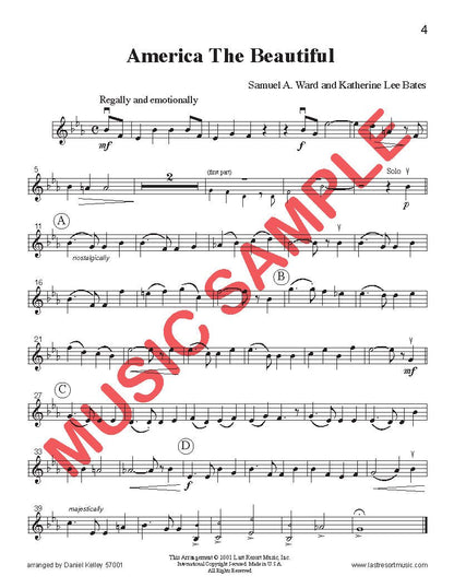 Music for Three Collection No. 1 - Patriotic Songs - Last Resort Music Publishing