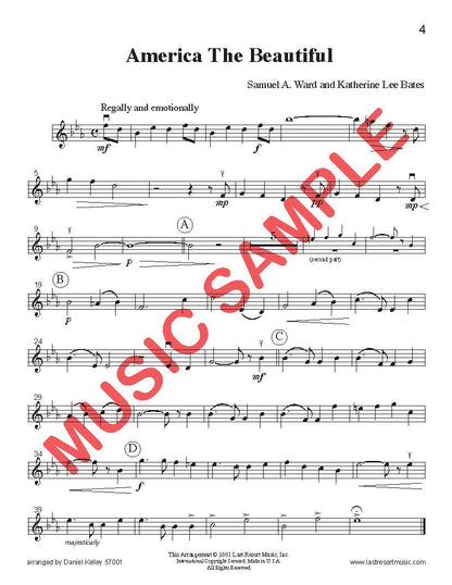 Music for Three Collection No. 1 - Patriotic Songs - Last Resort Music Publishing