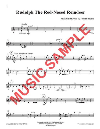 Music for Three Collection No. 2 - Popular Christmas Favorites - Last Resort Music Publishing