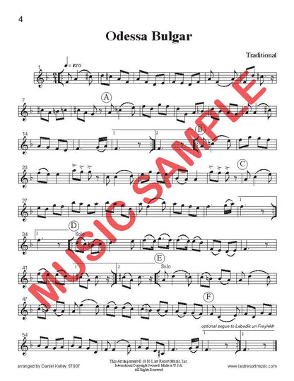 Music for Three Collection No. 7 - Klezmer Dances - Last Resort Music Publishing