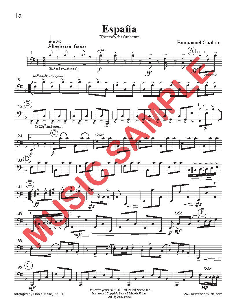 Music for Three Collection No. 8 - España - Last Resort Music Publishing