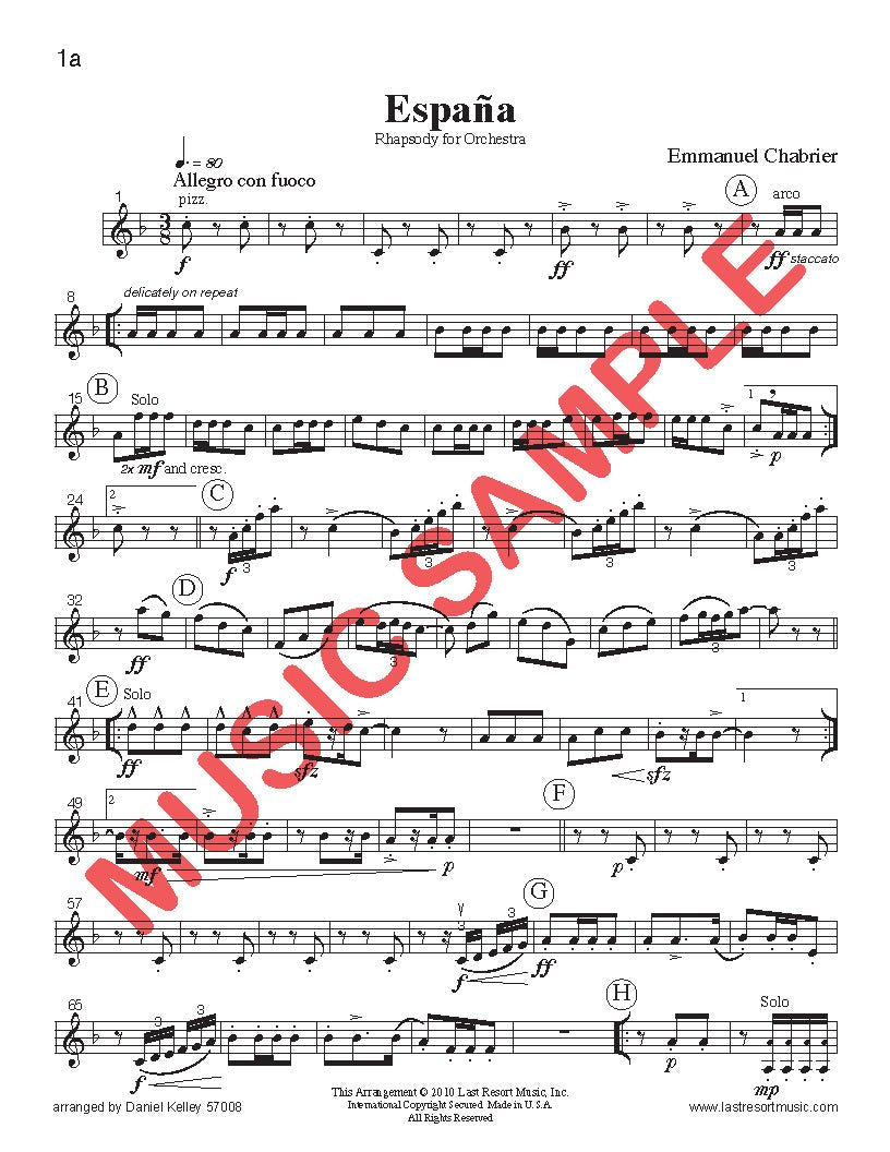 Music for Three Collection No. 8 - España - Last Resort Music Publishing