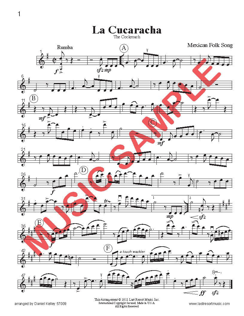 Music for Three Collection No. 9 - La Música de México - Last Resort Music Publishing