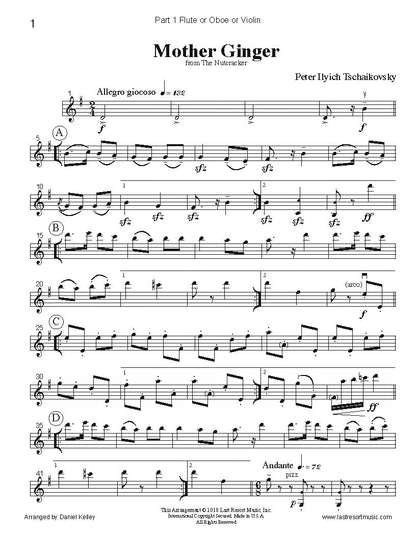 Music for Three Collection - Nutcracker Set 2 - Last Resort Music Publishing