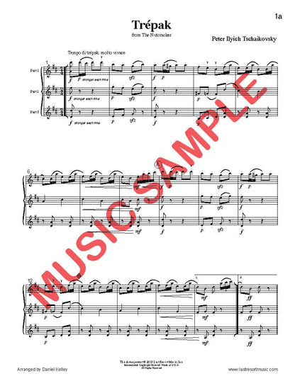 Music for Three Treble Instruments Christmas Collection No. 2 - Holiday Favorites - Last Resort Music Publishing