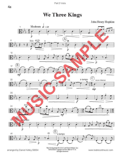 Music for Three Treble Instruments Christmas Collection No. 4 - Holiday Favorites - Last Resort Music Publishing