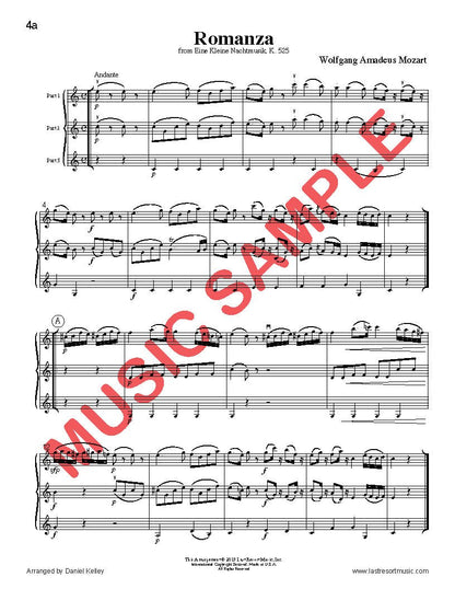 Music for Three Treble Instruments Collection No. 1 - Wedding & Classical Favorites - Last Resort Music Publishing