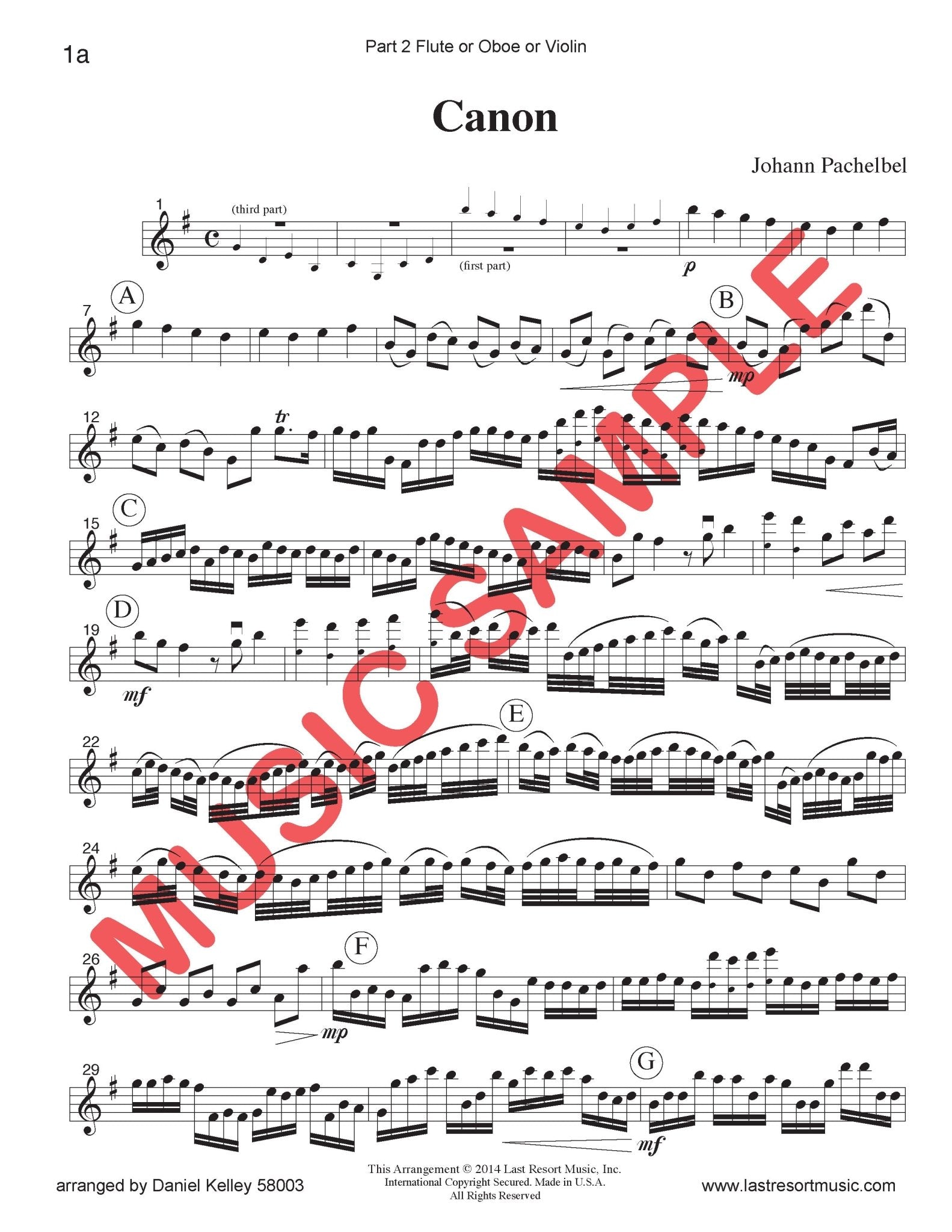 Music for Three Treble Instruments Collection No. 3 - Wedding & Classical Favorites - Last Resort Music Publishing