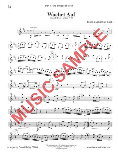 Music for Three Treble Instruments Collection No. 4 - Sacred Music - Last Resort Music Publishing