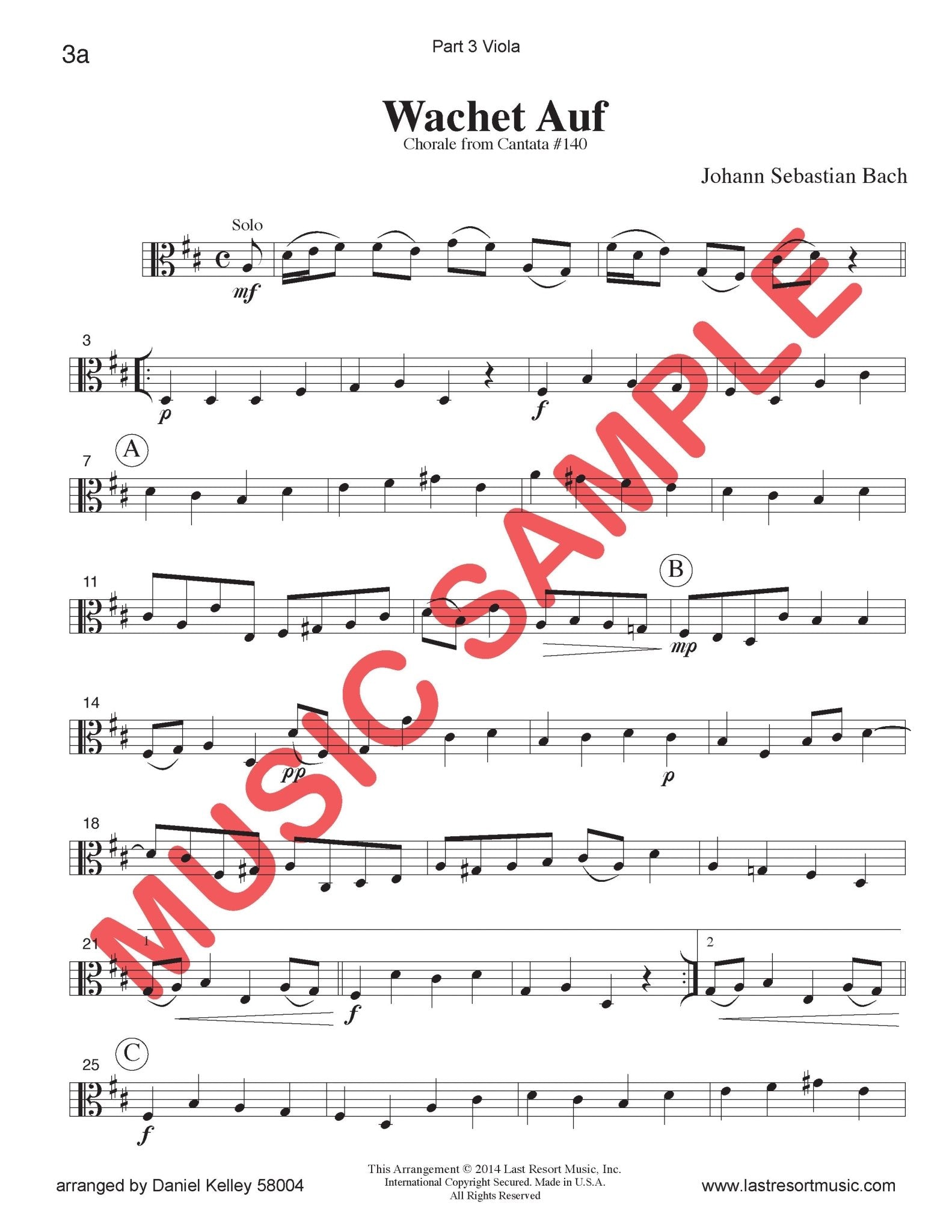 Music for Three Treble Instruments Collection No. 4 - Sacred Music - Last Resort Music Publishing