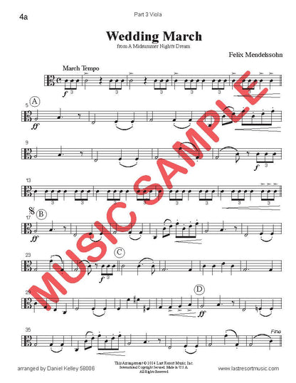 Music for Three Treble Instruments Collection No. 6 - Wedding & Classical Favorites - Last Resort Music Publishing