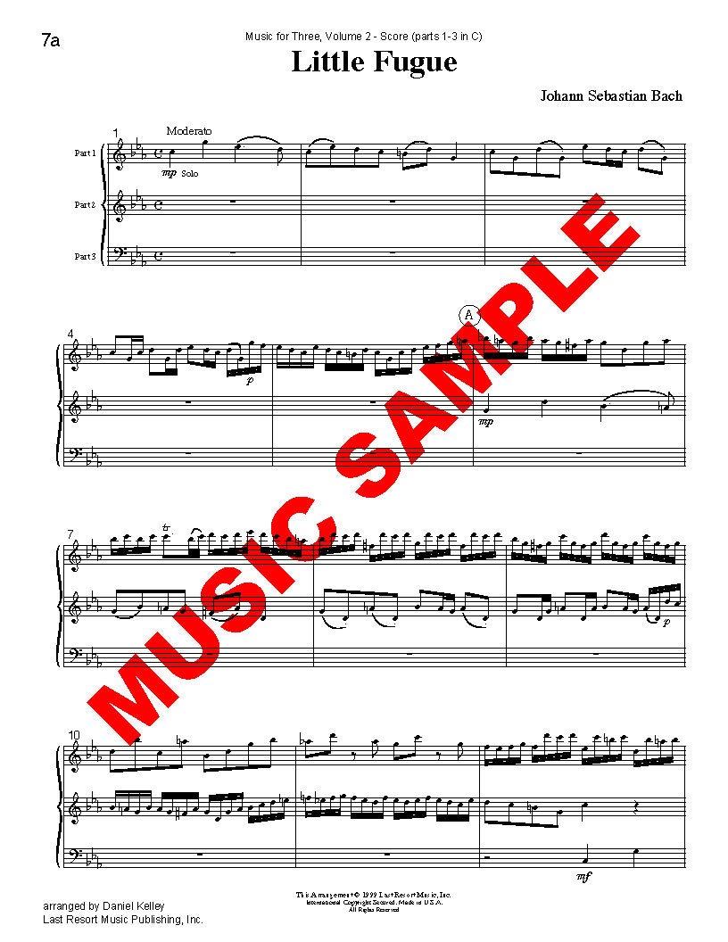 Music for Three, Volume 2 - Last Resort Music Publishing