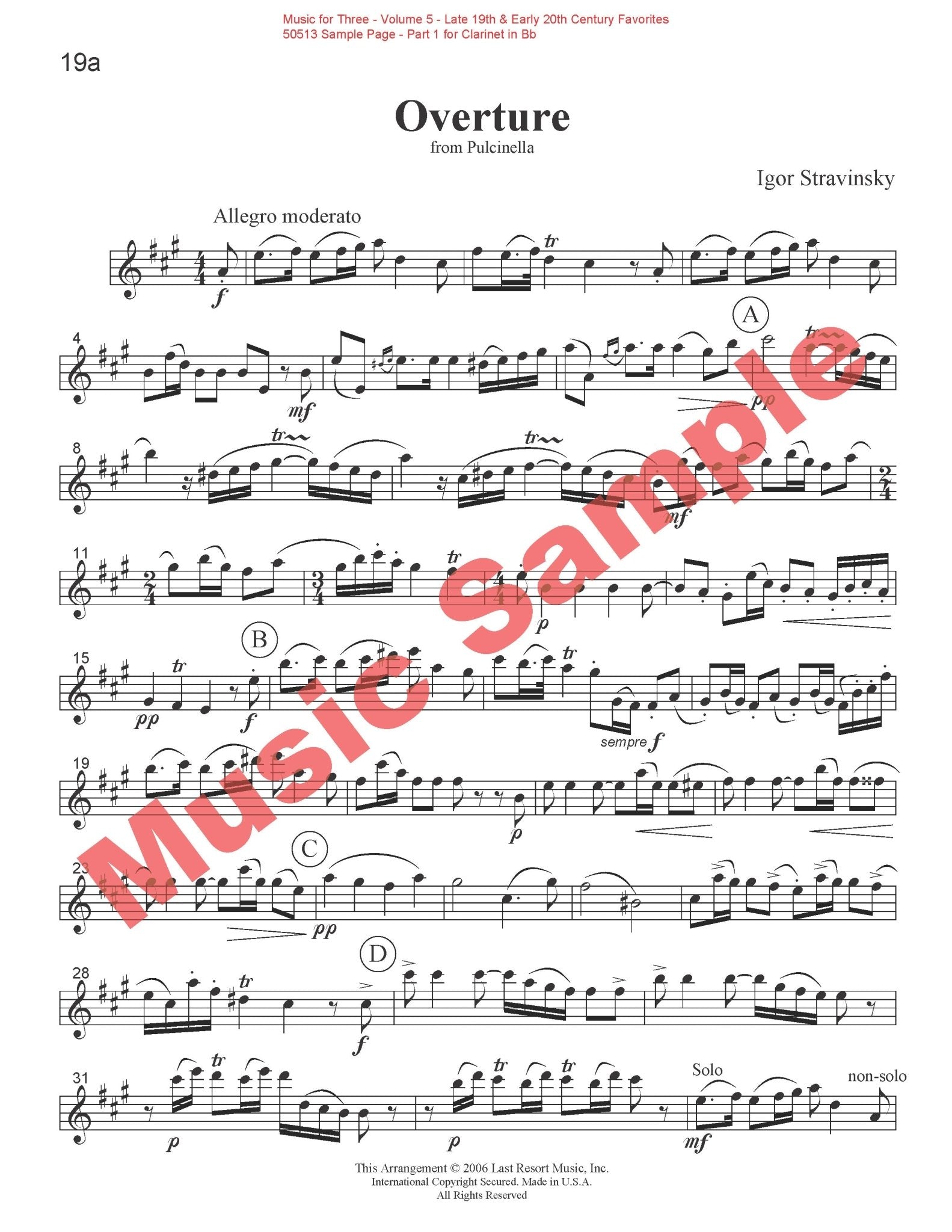 Music for Three, Volume 5 - Last Resort Music Publishing