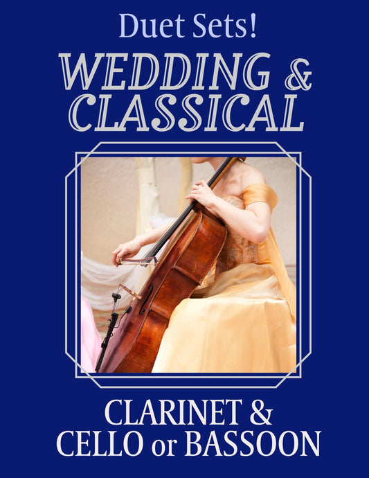 Music for Two - Clarinet & Cello or Bassoon - 4 Sets! - Last Resort Music Publishing