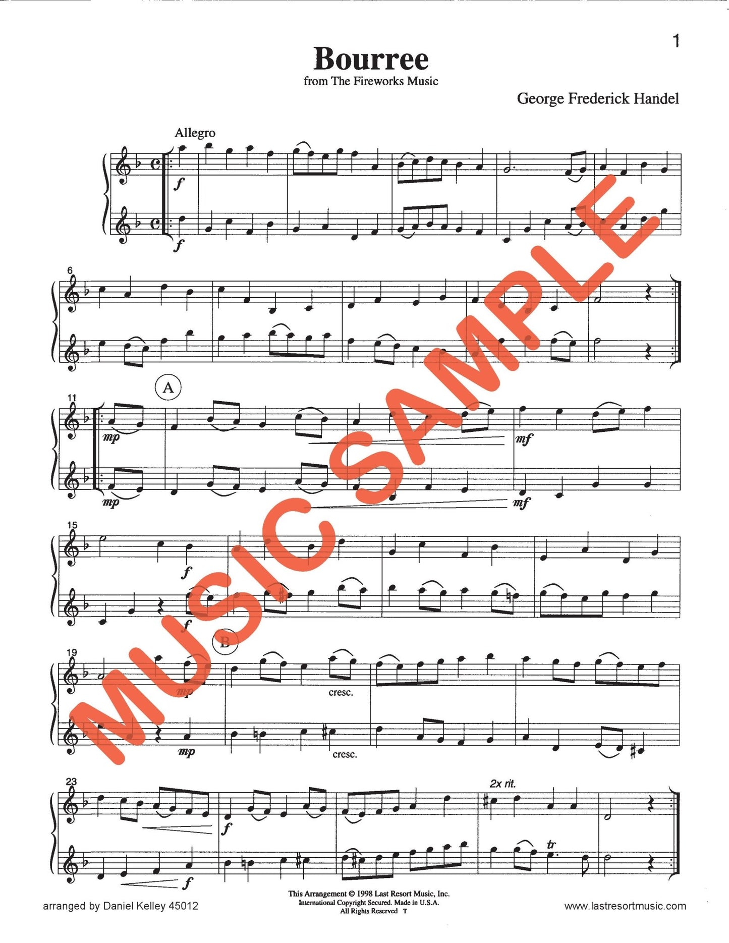 Music for Two Oboes - Volume 2 Sample - Last Resort Music Publishing