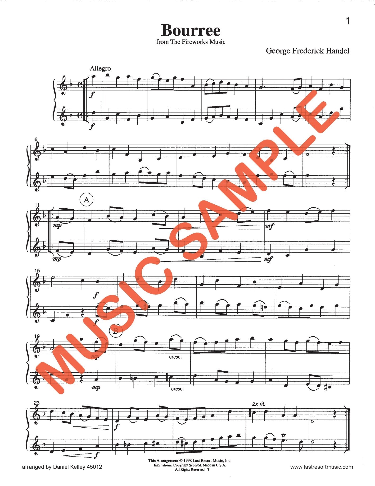 Music for Two Oboes - Volume 2 Sample - Last Resort Music Publishing