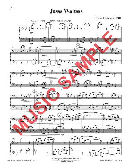 Music for Two Trombones - Volume 1 - Last Resort Music Publishing