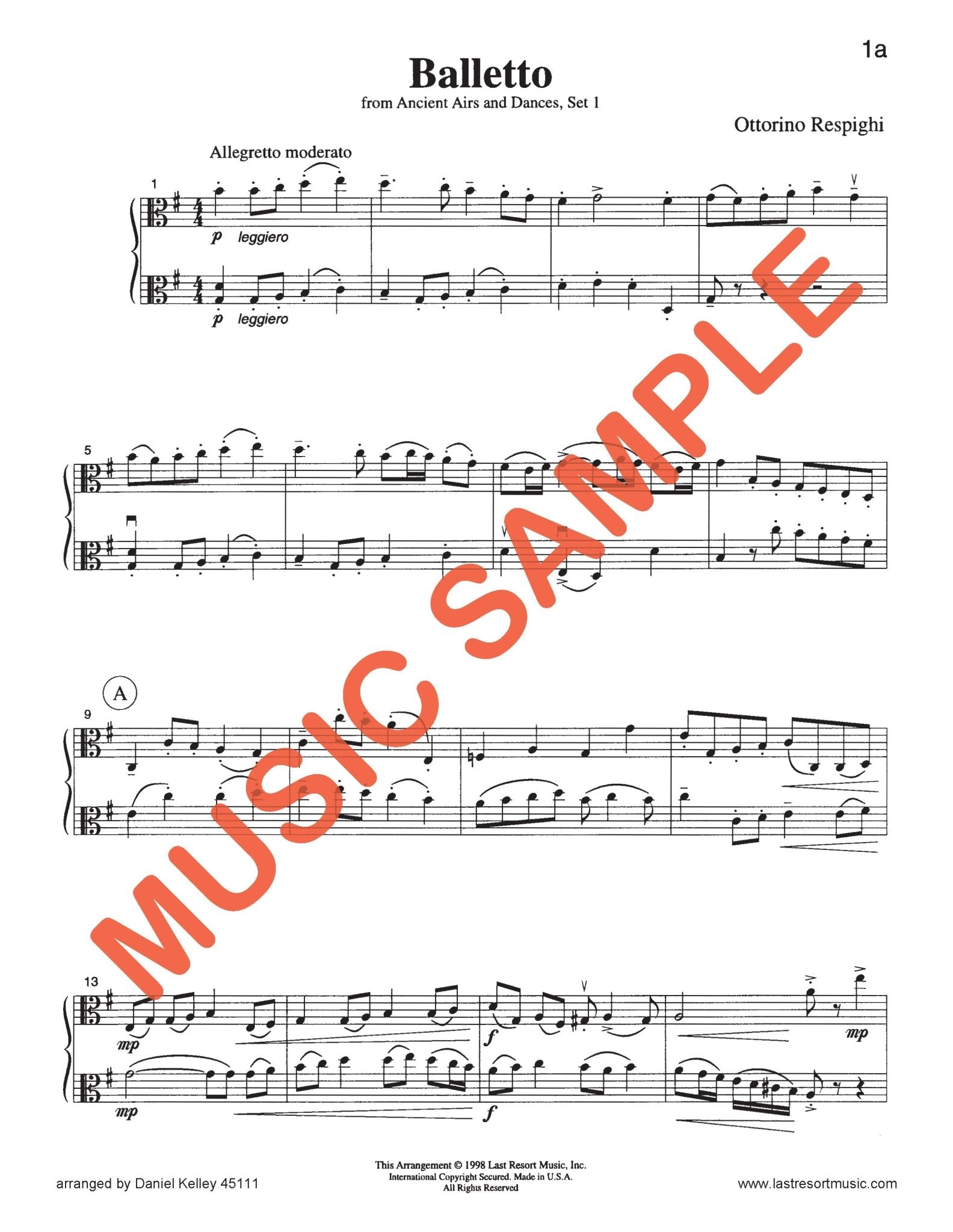 Music for Two Violas - Volume 1 - Last Resort Music Publishing