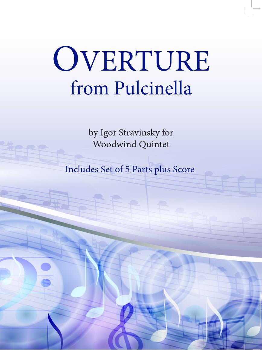 Overture from Pulcinella for Woodwind Quintet - Last Resort Music Publishing