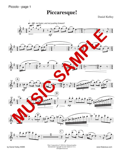 Piccaresque! for Piccolo & Piano - Last Resort Music Publishing