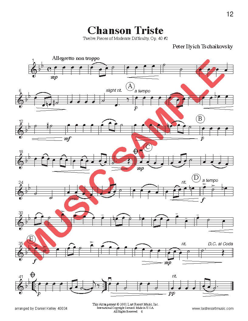Solos for the Intermediate Violinist, Volume 1 - Last Resort Music Publishing