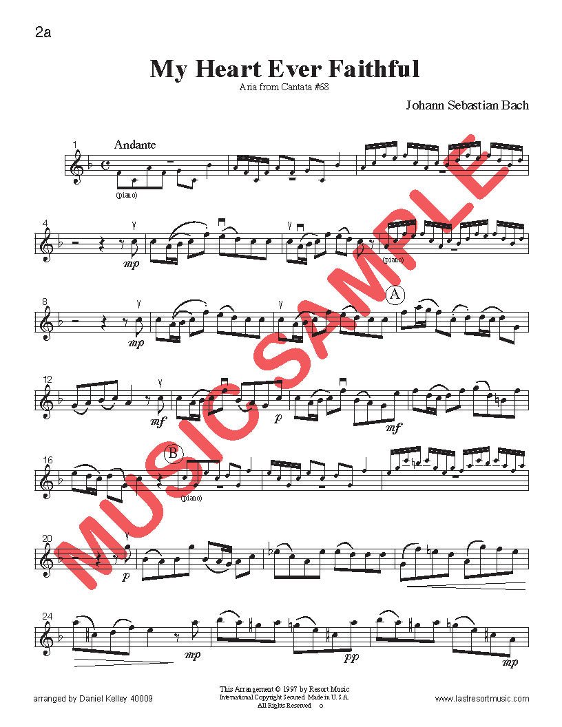 Twenty Sacred & Spiritual Solos - Violin or Flute or Oboe & Piano - Last Resort Music Publishing