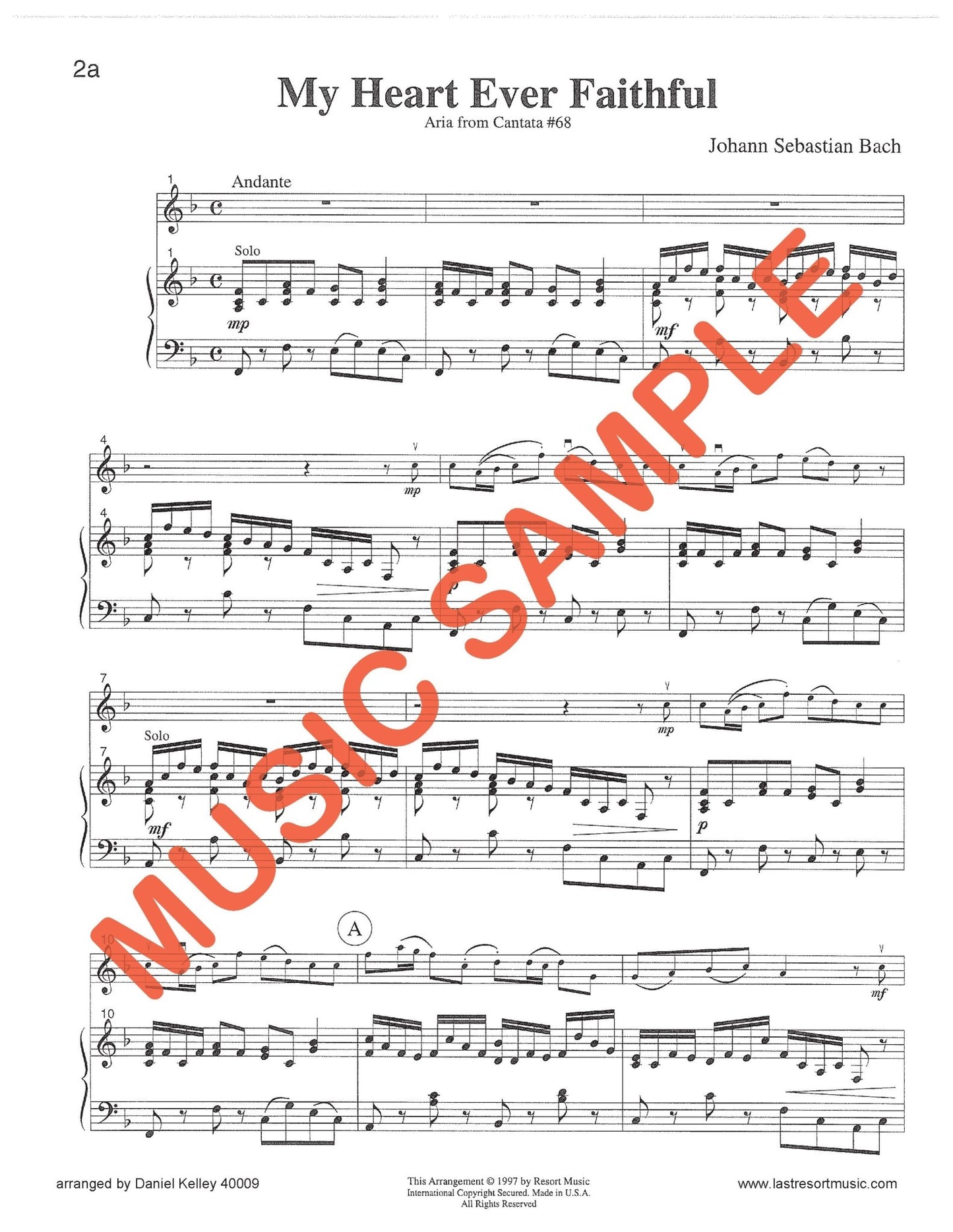 Twenty Sacred & Spiritual Solos - Violin or Flute or Oboe & Piano - Last Resort Music Publishing