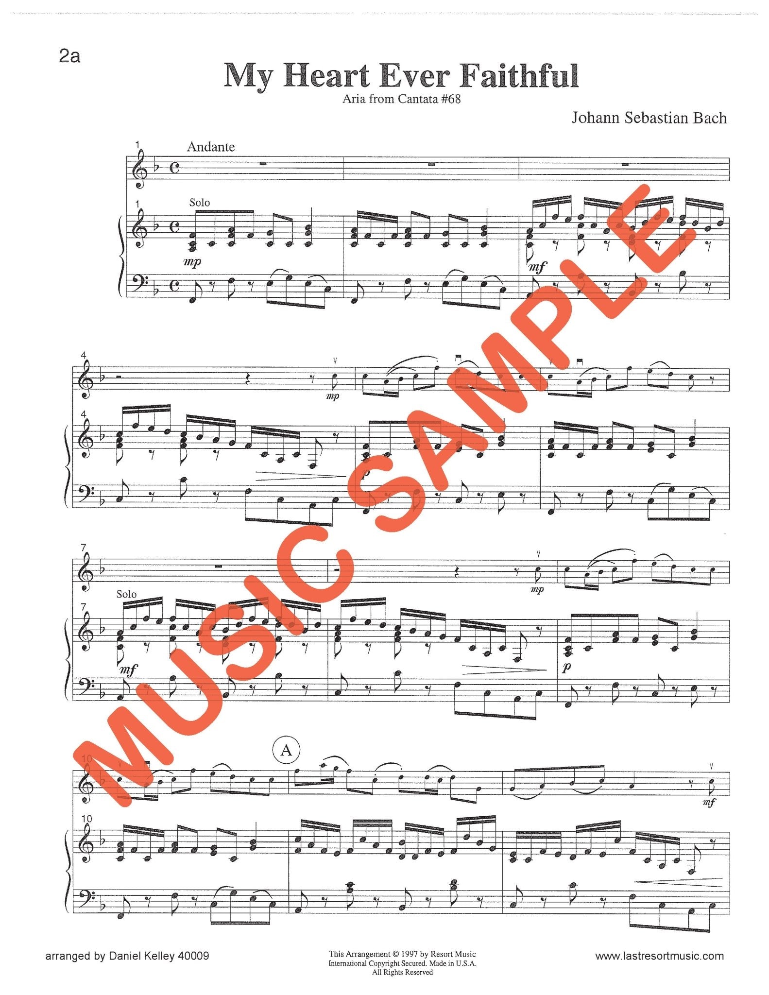 Twenty Sacred & Spiritual Solos - Violin or Flute or Oboe & Piano - Last Resort Music Publishing
