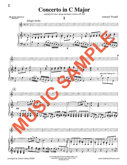 Vivaldi for Solo Oboe & Piano - An Aria & Two Concertos - Last Resort Music Publishing